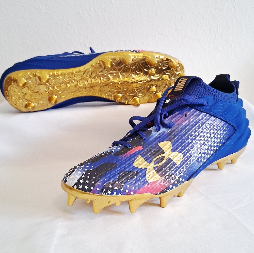 Under Armour Spotlight 4 MC USA Football Cleats